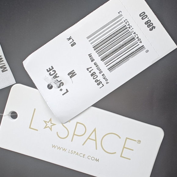 L*Space Black Bikini Bottom - Picture 2 of 3